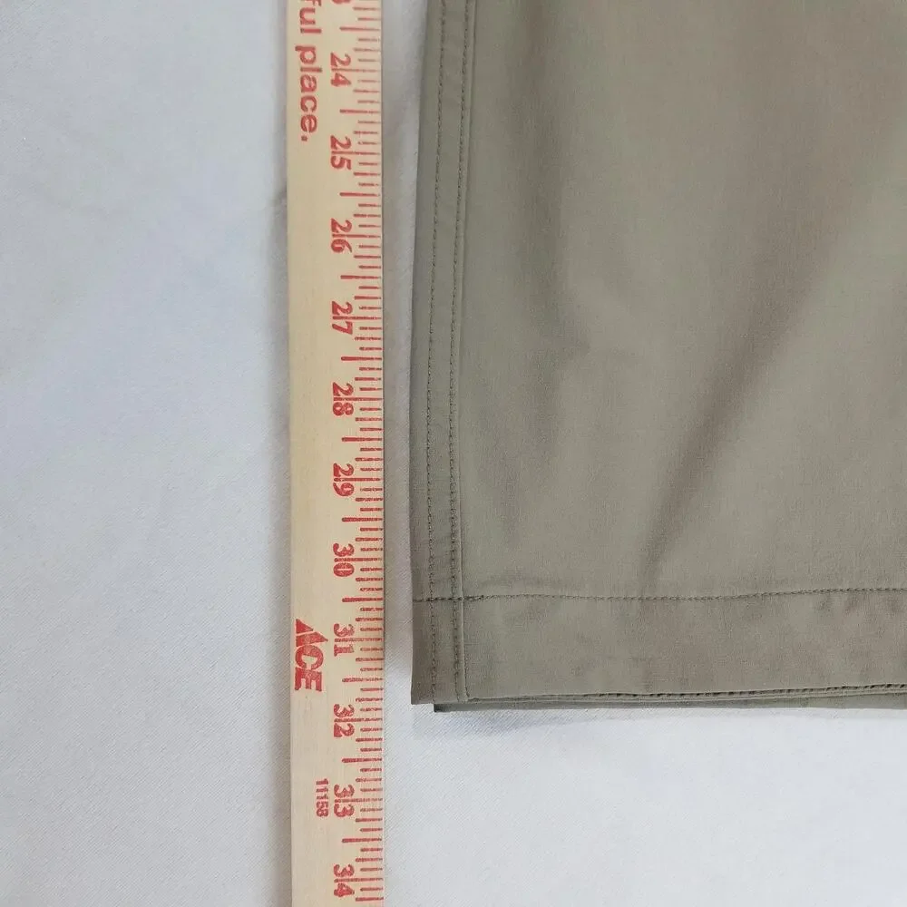 Duluth Trading Co Flexpedition Pants Mens 36x31 Beige Nylon Relaxed Fit Workwear